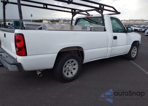 2006 Chevrolet Silverado 1500 Work Truck из США, поврежденный, VIN 3GCEC14X86G237334
